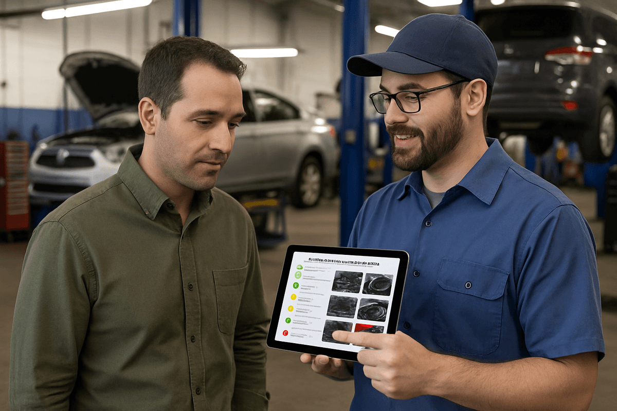 Custom Software for Auto Shops — Dashboard Interface by iOLab Digital
