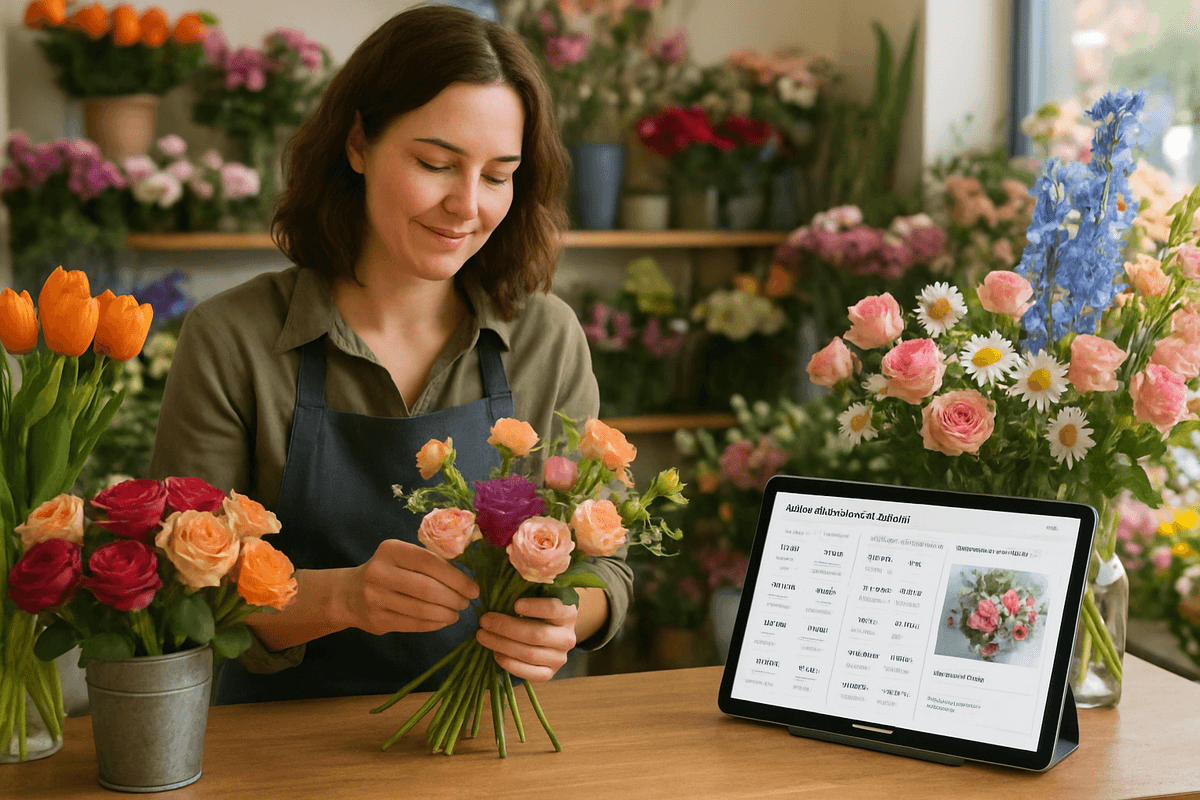 Custom Software for Florists — Dashboard Interface by iOLab Digital