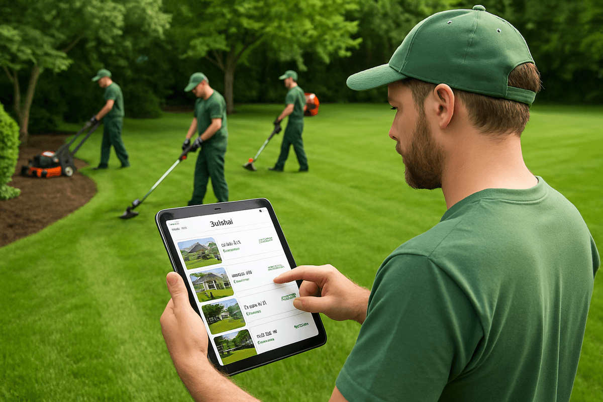 Custom Software for Tree Removal & Landscaping — Dashboard Interface by iOLab Digital