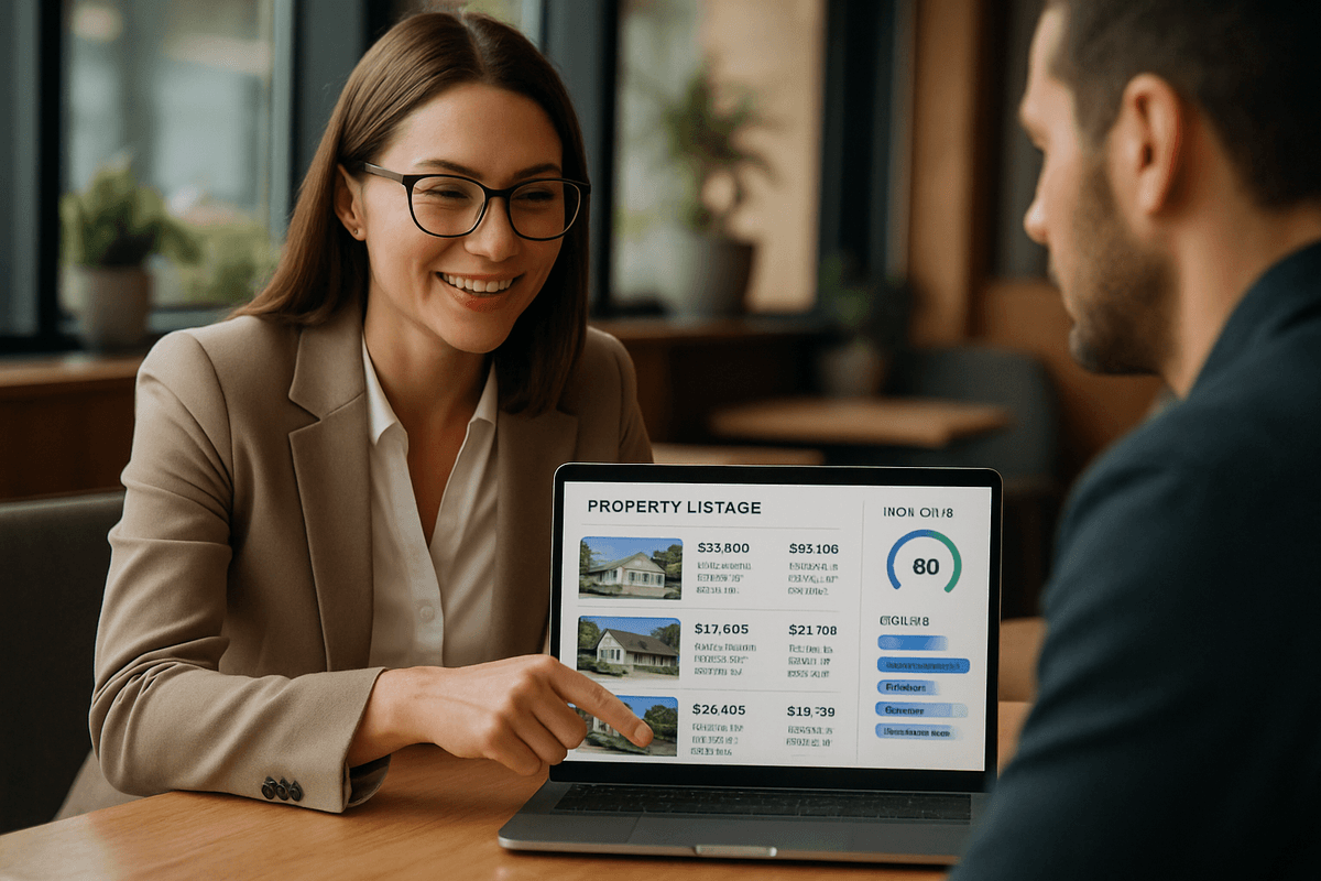 Custom Software for Real Estate — Dashboard Interface by iOLab Digital