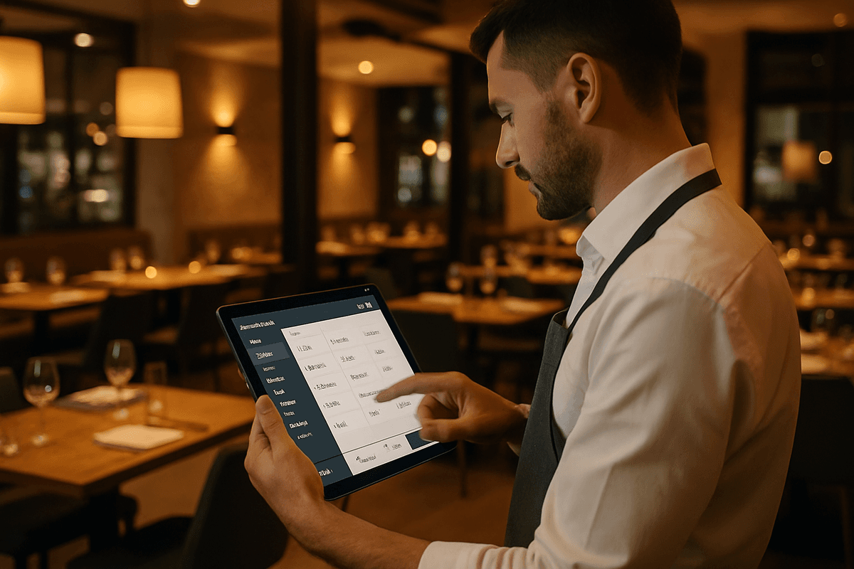 Custom Software for Restaurants & Bars — Dashboard Interface by iOLab Digital