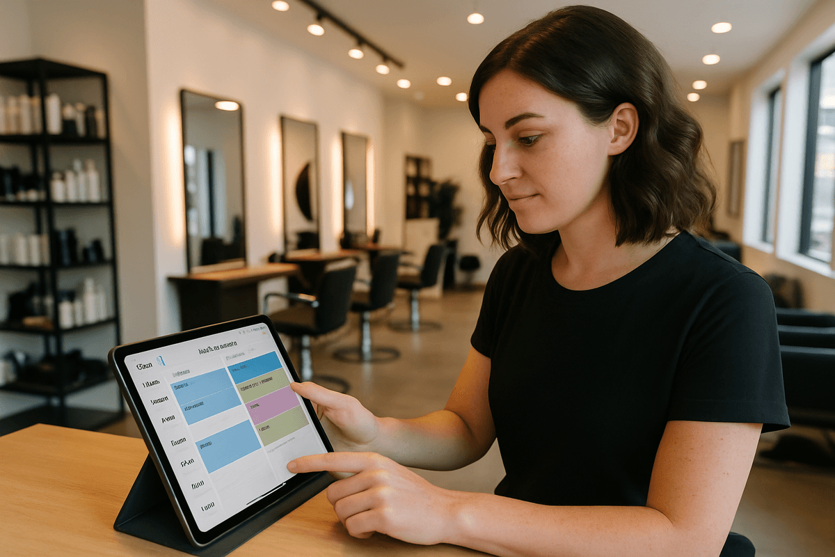 Custom Software for Salons & Spas — Dashboard Interface by iOLab Digital