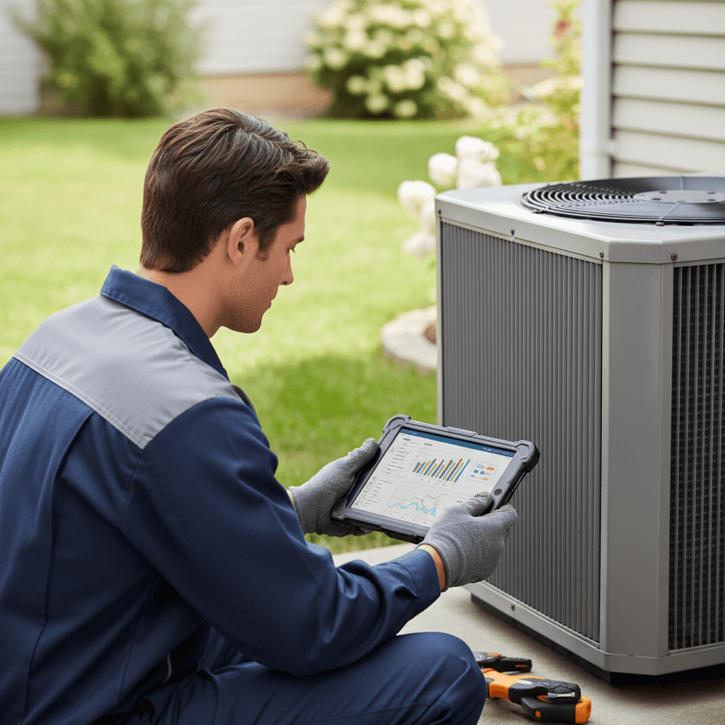 Custom Software for HVAC & Plumbing — Dashboard Interface by iOLab Digital