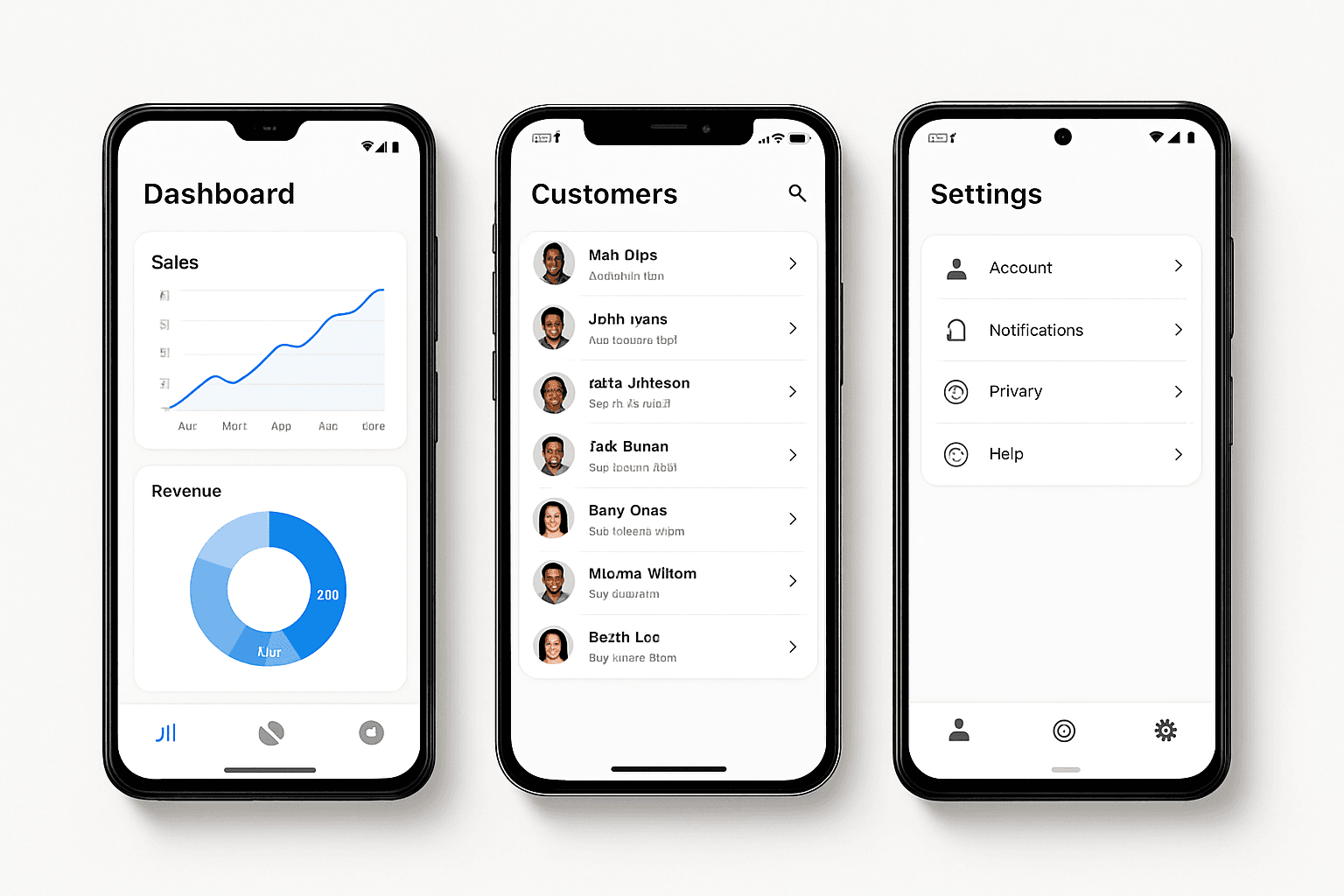 Custom iOS & Android Apps Your Brand, Your App Dashboard — Custom Software Interface by iOLab Digital