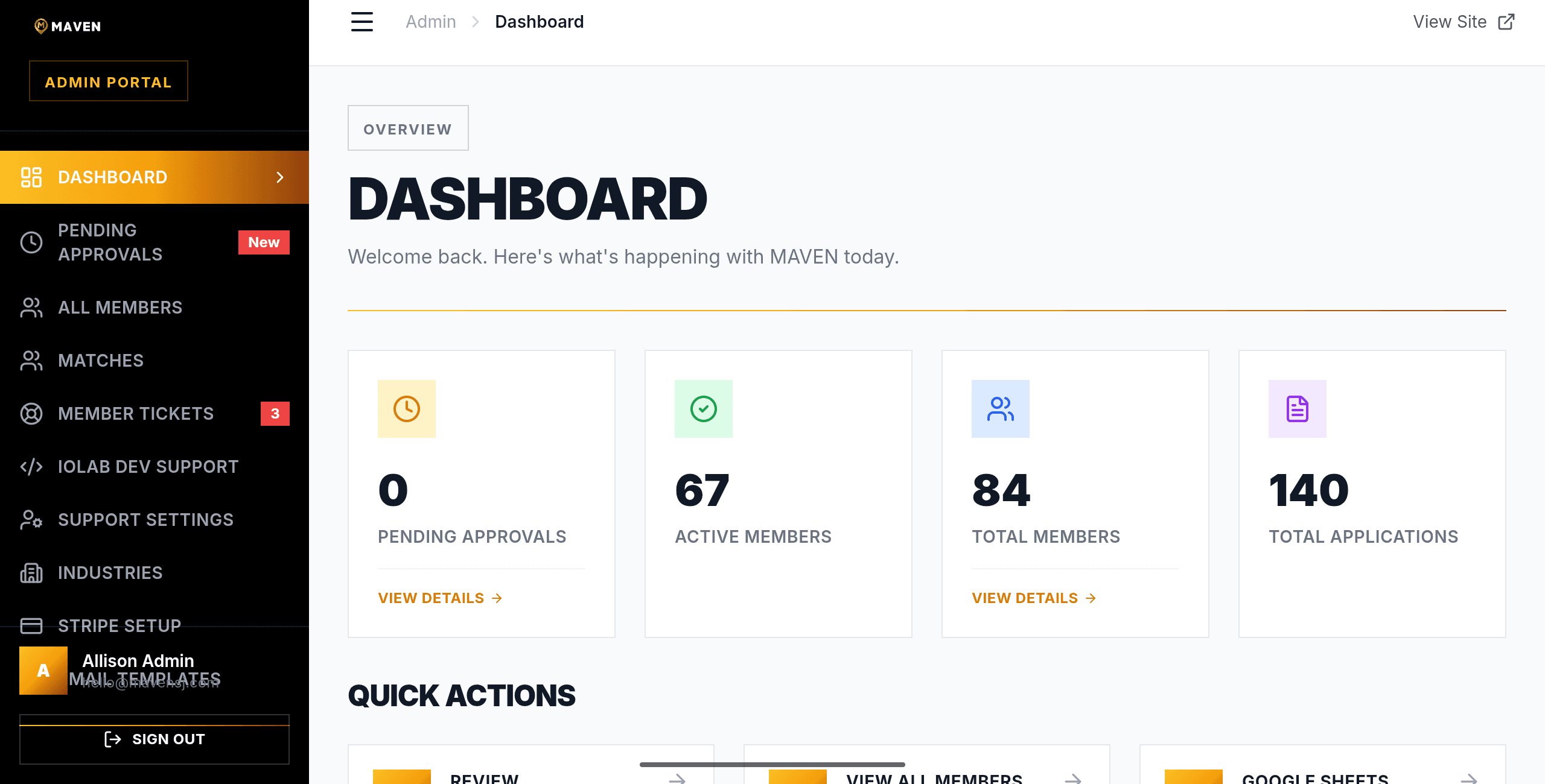 Maven Curated Networking Platform — built by iOLab Digital
