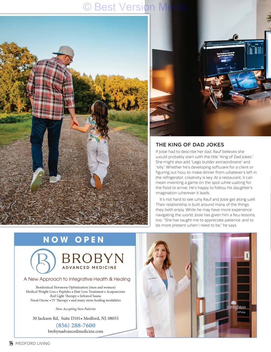 Medford Living October 2026 page 14 — The King of Dad Jokes