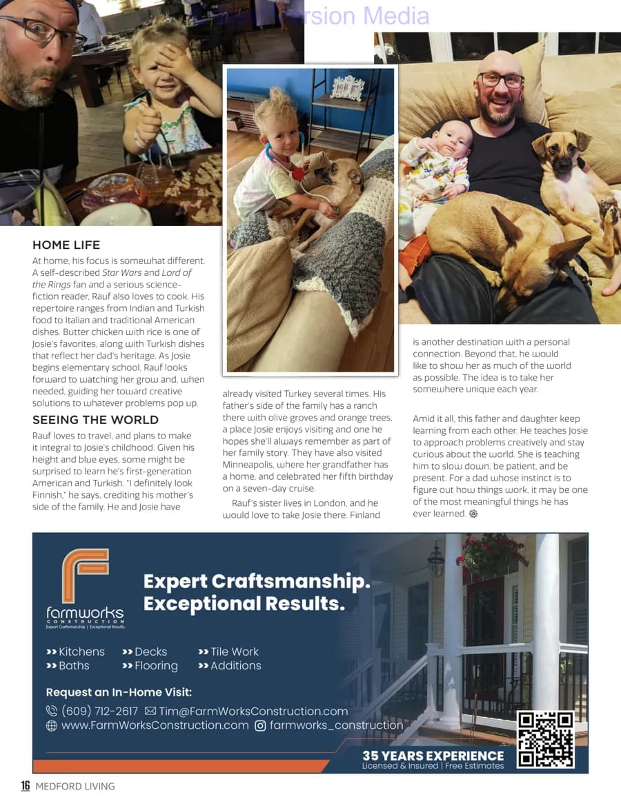 Medford Living October 2026 page 16 — Home life and seeing the world