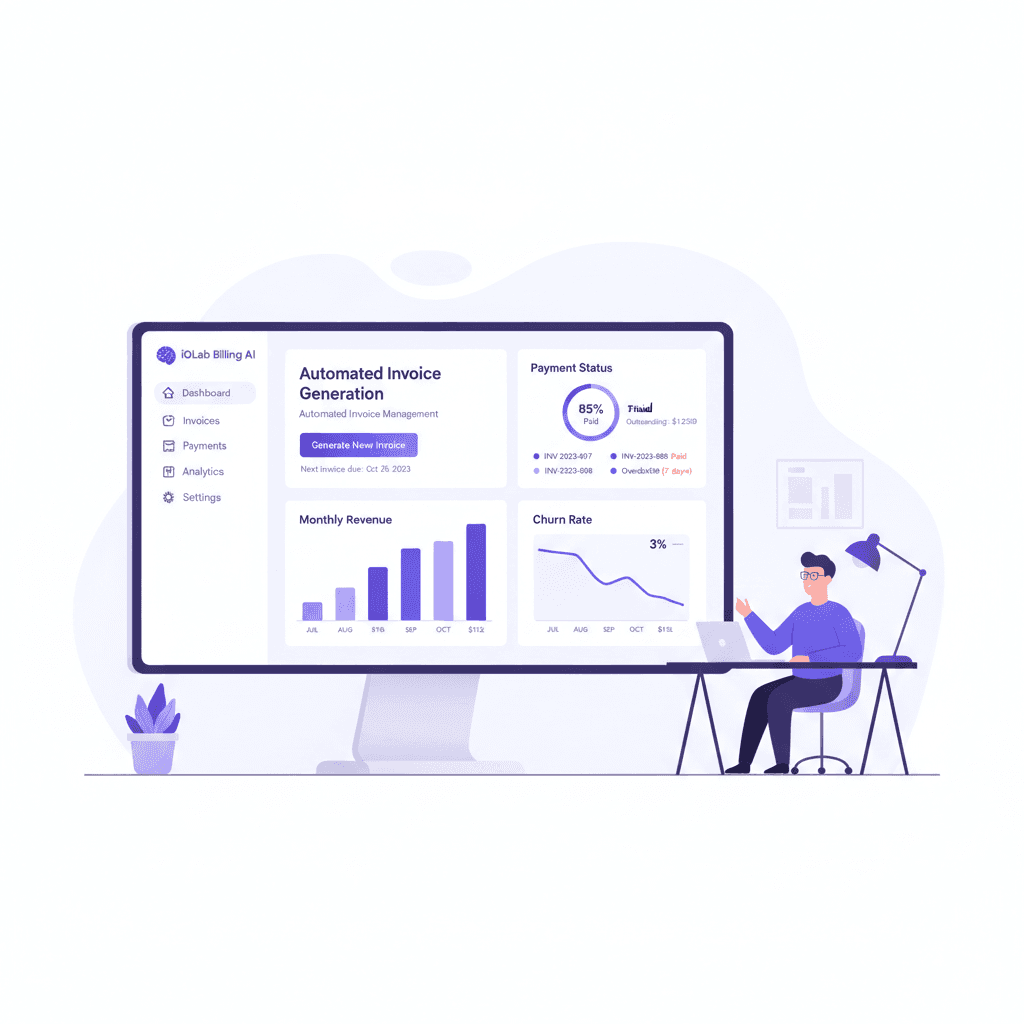 AI-Powered Billing Software for Small Business 2026 — Blog article by iOLab Digital