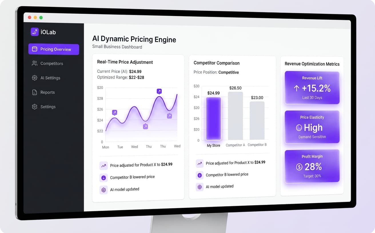 AI-Powered Pricing Software for Small Business 2026 — Blog article by iOLab Digital