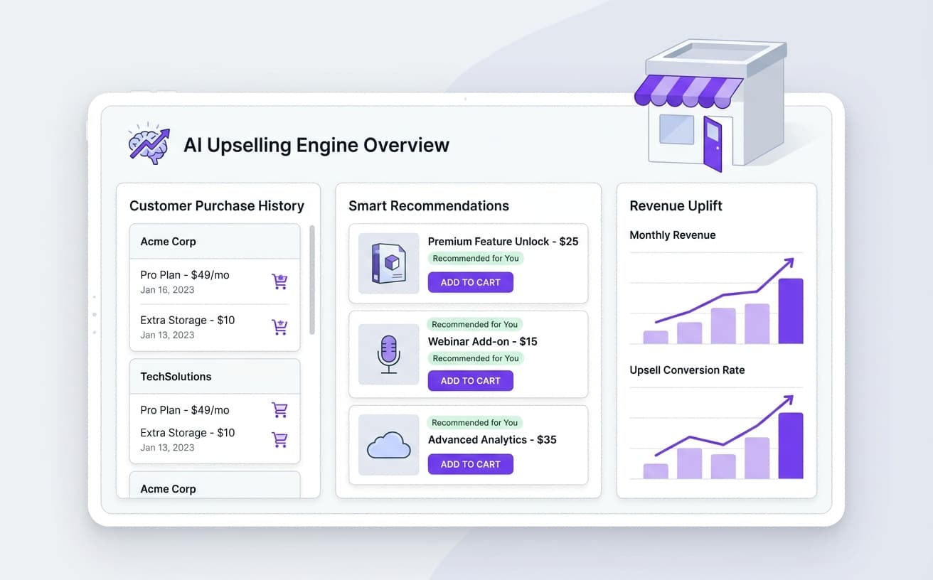 AI-Powered Upselling for Small Business in 2026 — Blog article by iOLab Digital