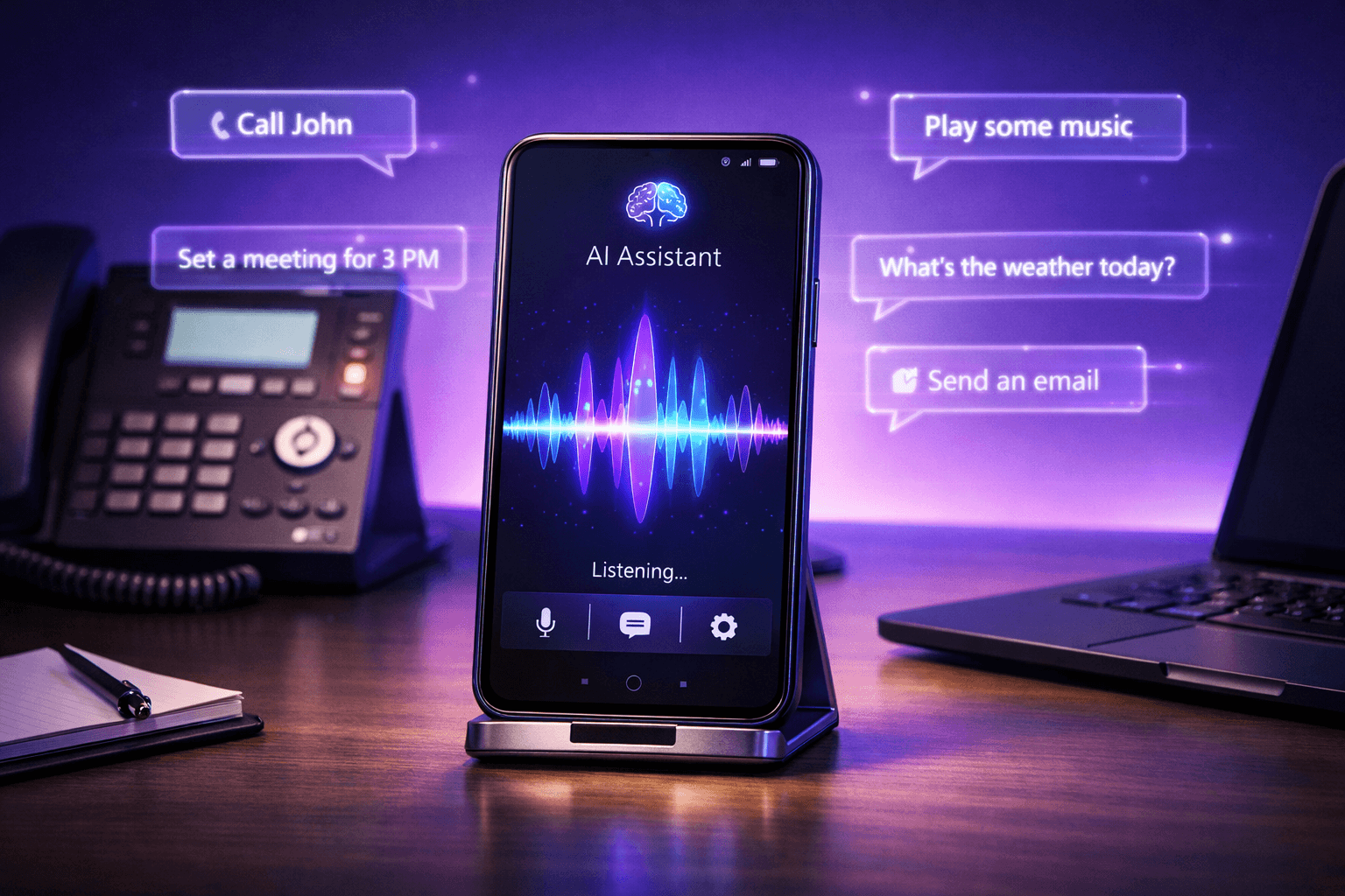 Voice AI for Small Business: Beyond Basic Phone Systems — Blog article by iOLab Digital