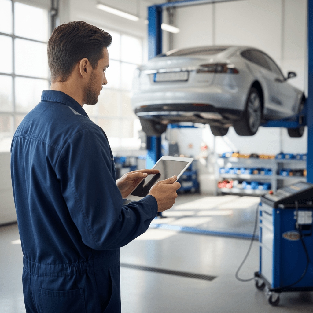 Custom Software for Auto Shops — Dashboard Interface by iOLab Digital