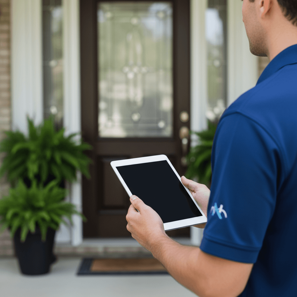 Custom Software for Home Services — Dashboard Interface by iOLab Digital