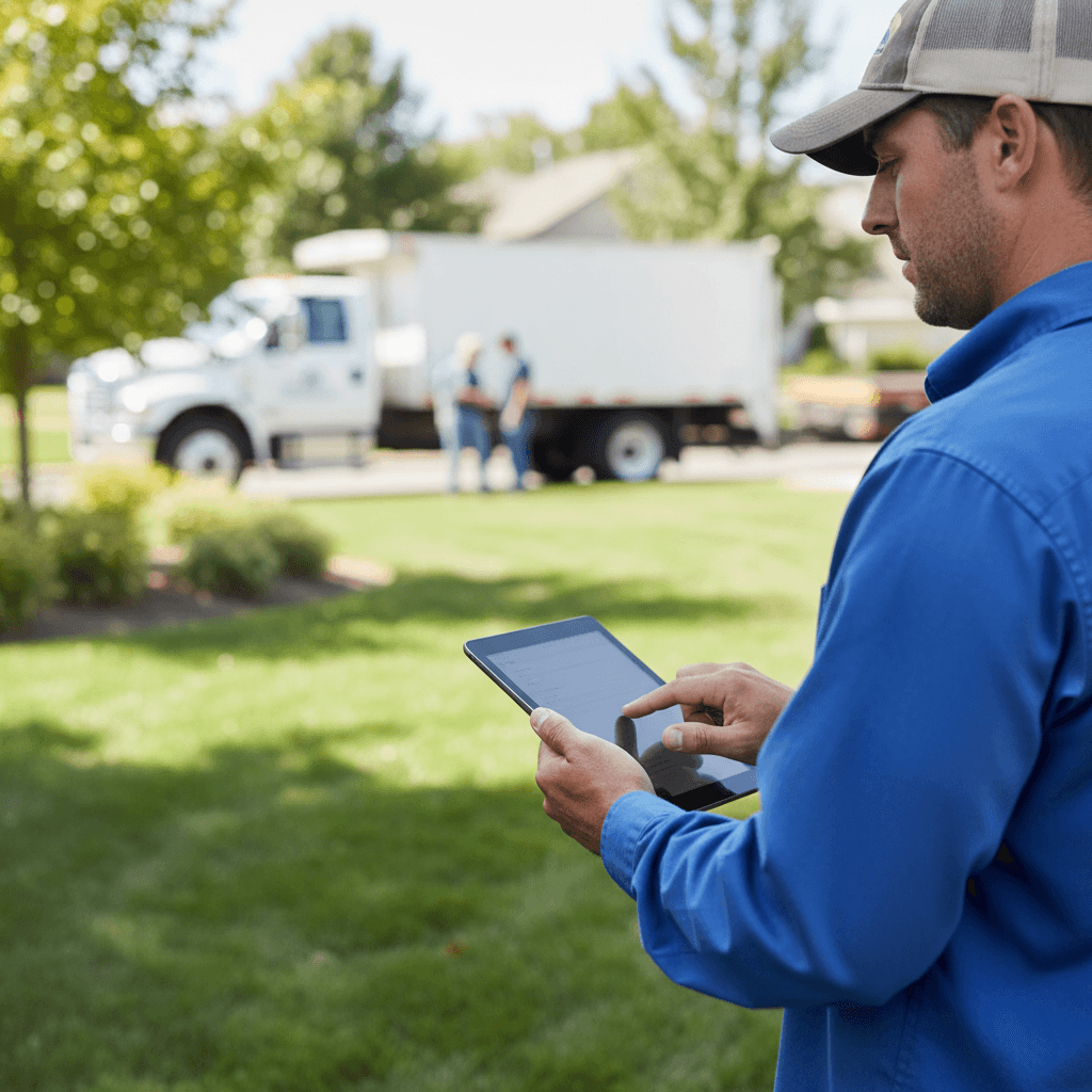 Custom Software for Tree Removal & Landscaping — Dashboard Interface by iOLab Digital